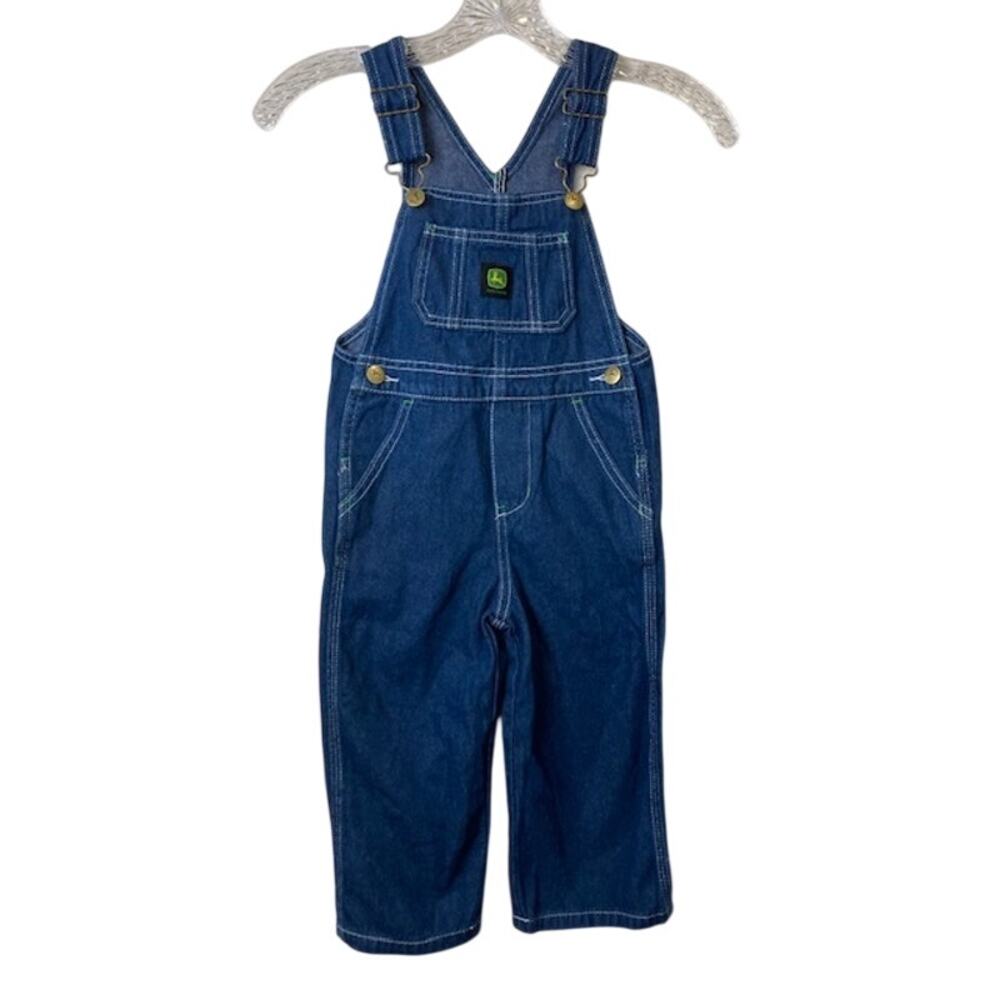 John Deere Toddler Bib Overalls With Adj. Straps John Deere Logo